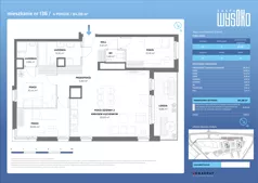4 pokoje, mieszkanie 84,08 m², piętro 16, oferta nr A1/136, Zaspa Wysoko, Gdańsk, Zaspa, Zaspa-Młyniec, aleja Jana Pawła II