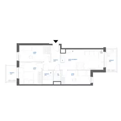 4 pokoje, mieszkanie 70,00 m², piętro 1, oferta nr 28/56, Leśny Marcelin, Poznań, Grunwald, Junikowo, ul. Jeleniogórska