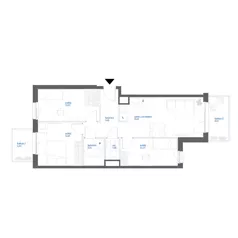 4 pokoje, mieszkanie 70,05 m², piętro 2, oferta nr 28/59, Leśny Marcelin, Poznań, Grunwald, Junikowo, ul. Jeleniogórska