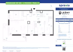 4 pokoje, mieszkanie 78,94 m², piętro 3, oferta nr 28A/128, Leśny Marcelin, Poznań, Grunwald, Junikowo, ul. Jeleniogórska