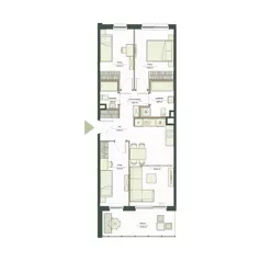 4 pokoje, mieszkanie 68,58 m², piętro 1, oferta nr B7/18, Apartamenty Onlylife, Warszawa, Wilanów, Powsin, ul. Łukasza Drewny/Potułkały