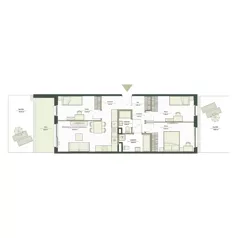 4 pokoje, mieszkanie 71,24 m², parter, oferta nr B10/74, Apartamenty Onlylife, Warszawa, Wilanów, Powsin, ul. Łukasze Drewny / Potukały