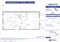 4 pokoje, mieszkanie 68,95 m², piętro 1, oferta nr 126/195, Dobre Strony, Kraków, Dębniki, Borek Fałęcki, ul. Obozowa