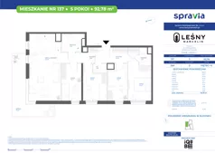 5 pokoi, mieszkanie 92,78 m², piętro 5, oferta nr 28A/137, Leśny Marcelin, Poznań, Grunwald, Junikowo, ul. Jeleniogórska