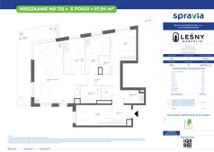 5 pokoi, mieszkanie 97,94 m², piętro 3, oferta nr 28A/130, Leśny Marcelin, Poznań, Grunwald, Junikowo, ul. Jeleniogórska