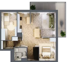 2 pokoje, mieszkanie 83,31 m², piętro 2, oferta nr A/13, Aalto, Gdańsk, Wrzeszcz, ul. Ogrodowa