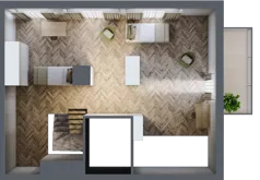 2 pokoje, mieszkanie 93,30 m², piętro 2, oferta nr D/13, Aalto, Gdańsk, Wrzeszcz, ul. Ogrodowa
