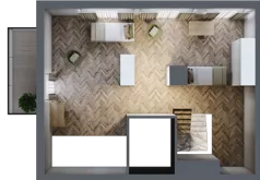 1 pokój, mieszkanie 93,30 m², piętro 2, oferta nr E/14, Aalto, Gdańsk, Wrzeszcz, ul. Ogrodowa