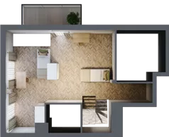 2 pokoje, mieszkanie 75,94 m², piętro 2, oferta nr E/15, Aalto, Gdańsk, Wrzeszcz, ul. Ogrodowa