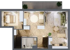 3 pokoje, mieszkanie 84,32 m², piętro 2, oferta nr E/11, Aalto, Gdańsk, Wrzeszcz, ul. Ogrodowa