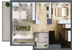 1 pokój, mieszkanie 90,84 m², piętro 2, oferta nr F/11, Aalto, Gdańsk, Wrzeszcz, ul. Ogrodowa