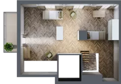 1 pokój, mieszkanie 90,84 m², piętro 2, oferta nr F/11, Aalto, Gdańsk, Wrzeszcz, ul. Ogrodowa