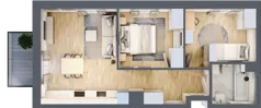 3 pokoje, mieszkanie 51,12 m², piętro 5, oferta nr B1/75, Osiedle Bokserska 2, Warszawa, Ursynów, Wyczółki, ul. Bokserska 73A