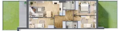 4 pokoje, apartament 69,12 m², parter, oferta nr B2/18, Onelife Powsin, Warszawa, Wilanów, Powsin, ul. Łukasza Drewny