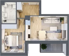 2 pokoje, mieszkanie 39,69 m², piętro 5, oferta nr A/120, Zaspa Wygodnie, Gdańsk, Zaspa, Zaspa-Młyniec, Al. Jana Pawła II
