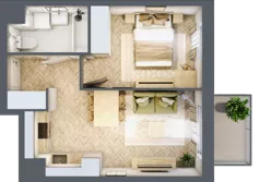 2 pokoje, mieszkanie 34,32 m², piętro 5, oferta nr A/70, Osiedle Kołłątajówka, Kraków, Prądnik Biały, Górka Narodowa, ul. Kuźnicy Kołłątajowskiej