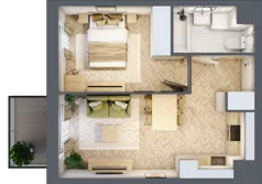 2 pokoje, mieszkanie 35,63 m², piętro 5, oferta nr A/67, Osiedle Kołłątajówka, Kraków, Prądnik Biały, Górka Narodowa, ul. Kuźnicy Kołłątajowskiej