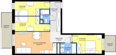 4 pokoje, mieszkanie 72,00 m², piętro 2, oferta nr 28/89, Leśny Marcelin, Poznań, Grunwald, Junikowo, ul. Jeleniogórska