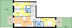 4 pokoje, mieszkanie 71,99 m², parter, oferta nr 28/75, Leśny Marcelin, Poznań, Grunwald, Junikowo, ul. Jeleniogórska