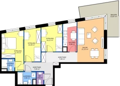 4 pokoje, mieszkanie 83,24 m², piętro 1, oferta nr 28A/120, Leśny Marcelin, Poznań, Grunwald, Junikowo, ul. Jeleniogórska