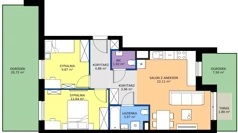 3 pokoje, mieszkanie 58,33 m², parter, oferta nr 124/228, Dobre Strony, Kraków, Dębniki, Borek Fałęcki, ul. Obozowa