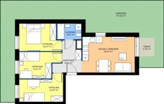 3 pokoje, mieszkanie 57,45 m², parter, oferta nr 124/241, Dobre Strony, Kraków, Dębniki, Borek Fałęcki, ul. Obozowa