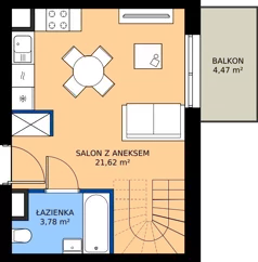 3 pokoje, mieszkanie 51,15 m², piętro 2, oferta nr 126/210, Dobre Strony, Kraków, Dębniki, Borek Fałęcki, ul. Obozowa