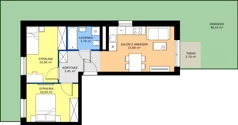 3 pokoje, mieszkanie 45,18 m², parter, oferta nr 126/204, Dobre Strony, Kraków, Dębniki, Borek Fałęcki, ul. Obozowa
