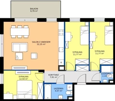 4 pokoje, apartament 82,91 m², piętro 1, oferta nr B10/75, Apartamenty Onlylife, Warszawa, Wilanów, Powsin, ul. Łukasza Drewny/Potułkały