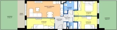 4 pokoje, apartament 68,58 m², piętro 1, oferta nr B7/18, Apartamenty Onlylife, Warszawa, Wilanów, Powsin, ul. Łukasza Drewny/Potułkały