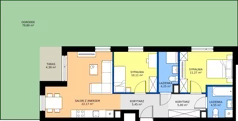 3 pokoje, mieszkanie 62,80 m², piętro 2, oferta nr 1/13, Osiedle Prystora II, Warszawa, Ursus, Skorosze, ul. Aleksandra Prystora 2