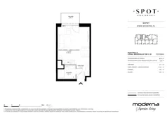 1 pokój, mieszkanie 28,13 m², piętro 2, oferta nr B.2.10, SPOT, Sopot, Świemirowo, ul. Aleja Niepodległości 635/637