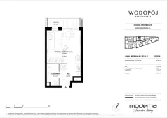 1 pokój, mieszkanie 30,88 m², piętro 3, oferta nr 03.11, WODOPÓJ, Gdańsk, Śródmieście, ul. Wodopój 5 