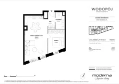 2 pokoje, mieszkanie 55,14 m², piętro 5, oferta nr 05.05, WODOPÓJ, Gdańsk, Śródmieście, ul. Wodopój 5 