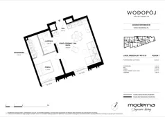 2 pokoje, mieszkanie 52,53 m², piętro 7, oferta nr 07.03, WODOPÓJ, Gdańsk, Śródmieście, ul. Wodopój 5 
