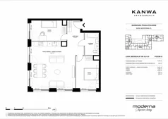 3 pokoje, mieszkanie 73,64 m², piętro 1, oferta nr A.01.05, KANWA Apartamenty, Warszawa, Praga Południe, ul. Zamoyskiego 24
