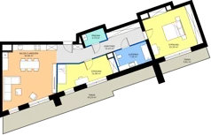 3 pokoje, mieszkanie 90,38 m², piętro 6, oferta nr 06.03, WODOPÓJ, Gdańsk, Śródmieście, ul. Wodopój 5 