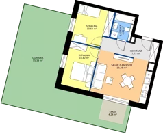 3 pokoje, mieszkanie 52,68 m², piętro 2, oferta nr 65, 28 Czerwca 1956 r., Poznań, Wilda, Dębiec, ul. 28 Czerwca 1956 r. 346