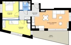 3 pokoje, mieszkanie 65,21 m², piętro 5, oferta nr 121, 28 Czerwca 1956 r., Poznań, Wilda, Dębiec, ul. 28 Czerwca 1956 r. 346