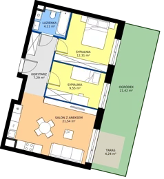 3 pokoje, mieszkanie 54,62 m², parter, oferta nr 159, 28 Czerwca 1956 r., Poznań, Wilda, Dębiec, ul. 28 Czerwca 1956 r. 346