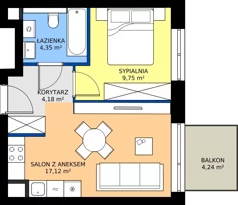 2 pokoje, mieszkanie 35,22 m², piętro 3, oferta nr 108, 28 Czerwca 1956 r., Poznań, Wilda, Dębiec, ul. 28 Czerwca 1956 r. 346