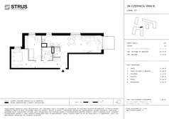 3 pokoje, mieszkanie 66,24 m², piętro 2, oferta nr 135, 28 Czerwca 1956 r., Poznań, Wilda, Dębiec, ul. 28 Czerwca 1956 r. 346