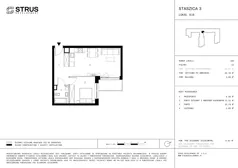 2 pokoje, mieszkanie 46,16 m², piętro 2, oferta nr 100/A16, Staszica 3, Pruszków, ul. Stanisława Staszica 3