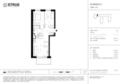 3 pokoje, mieszkanie 50,80 m², piętro 5, oferta nr 130, Staszica 3, Pruszków, ul. Stanisława Staszica 3