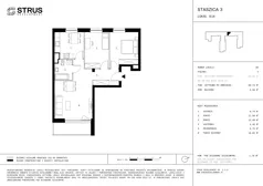 3 pokoje, mieszkanie 66,74 m², piętro 5, oferta nr 94, Staszica 3, Pruszków, ul. Stanisława Staszica 3