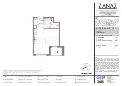 1 pokój, mieszkanie 28,70 m², piętro 2, oferta nr 13, Zana 2, Warszawa, Praga Południe, Gocławek, ul. Tomasza Zana
