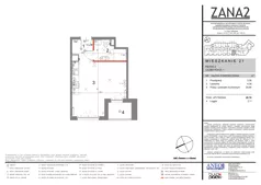 1 pokój, mieszkanie 28,70 m², piętro 3, oferta nr 21, Zana 2, Warszawa, Praga Południe, Gocławek, ul. Tomasza Zana
