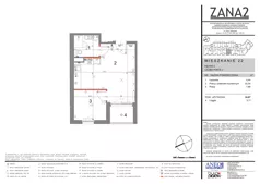 2 pokoje, mieszkanie 34,87 m², piętro 3, oferta nr 22, Zana 2, Warszawa, Praga Południe, Gocławek, ul. Tomasza Zana