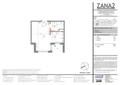 1 pokój, mieszkanie 29,65 m², piętro 2, oferta nr 44, Zana 2, Warszawa, Praga Południe, Gocławek, ul. Tomasza Zana