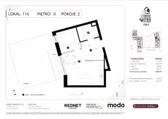 2 pokoje, mieszkanie 39,75 m², parter, oferta nr D116, Osiedle Witaj etap II, Poznań, Naramowice, Naramowice, ul. Bielicowa